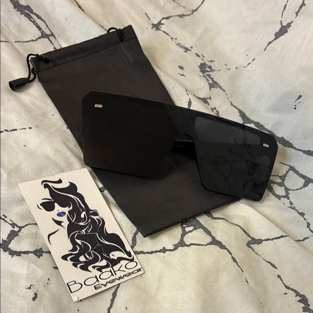 Bold Black Sunglasses by Baako Princess